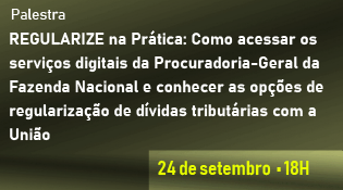 Palestra - Regularize na prática - 24/9 - 18h
