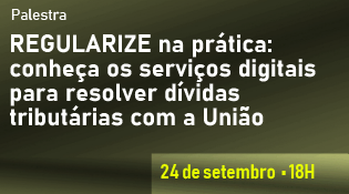 Palestra - Regularize na prática - 24/9 - 18h