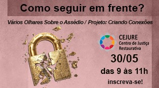fundo rosé com um cadeado dourado se desfazendo